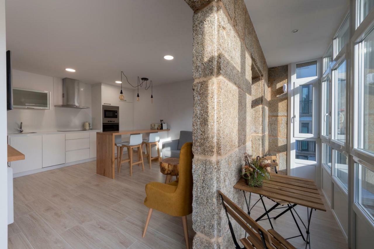 Apartamentos Mar De Fondo Muxia Exteriör bild