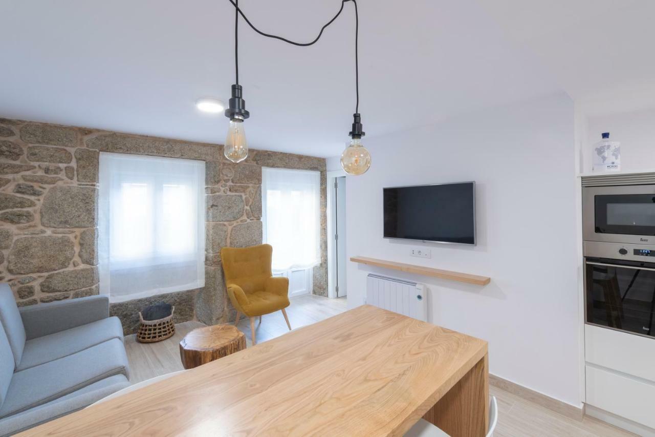 Apartamentos Mar De Fondo Muxia Exteriör bild
